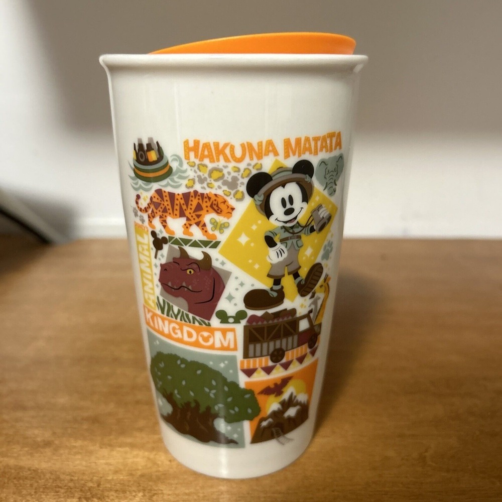 Starbucks Disney‎ World Animal Kingdom Hakuna Matata Travel Tumbler Mug 12 oz